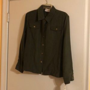 Olive green light blazer
